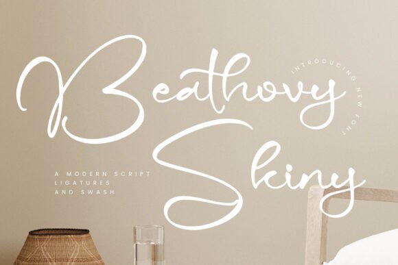 Beathovy Skiny: A Modern Script Font That Elevates Your Brand