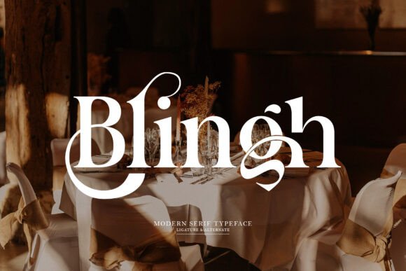 Blingh: A Serif Typeface That Elevates Digital Branding