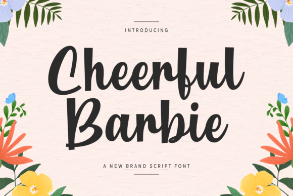 Cheerful Barbie: A Bold Script Font for Digital Branding