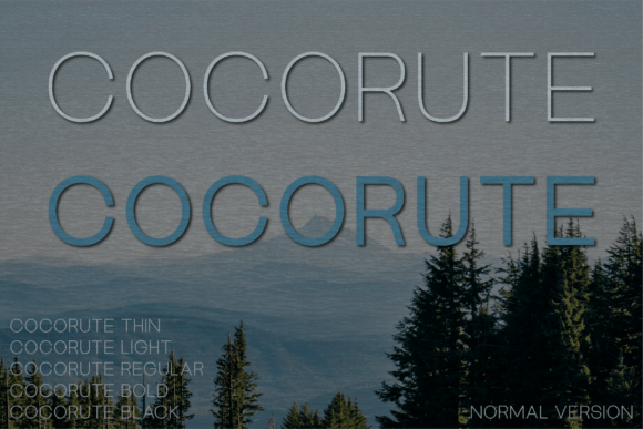 Cocorute: A Refined Sans Serif for Digital Brand Clarity