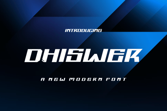 Dhiswer: A Modern Sans Serif Display Font for Thoughtful Typography