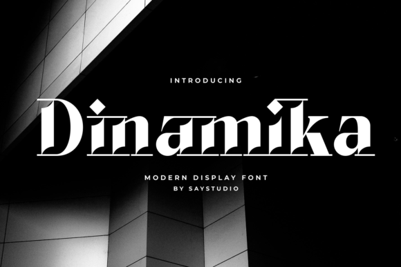 Dinamika: A Modern Serif Typeface for Thoughtful Editorial Design