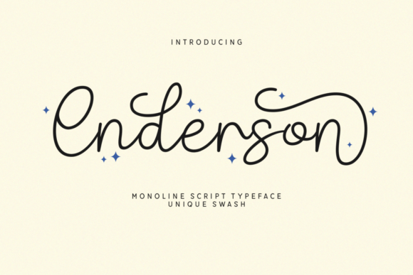Enderson: A Refined Script Font for Digital Branding