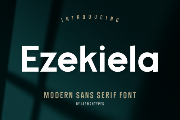 Ezekiela: A Clean, Contemporary Sans Serif for Modern Branding