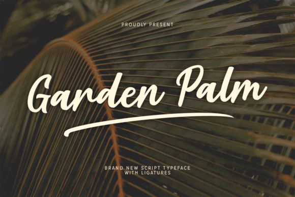 Garden Palm: A Smooth Script Font for Campaign Headlines