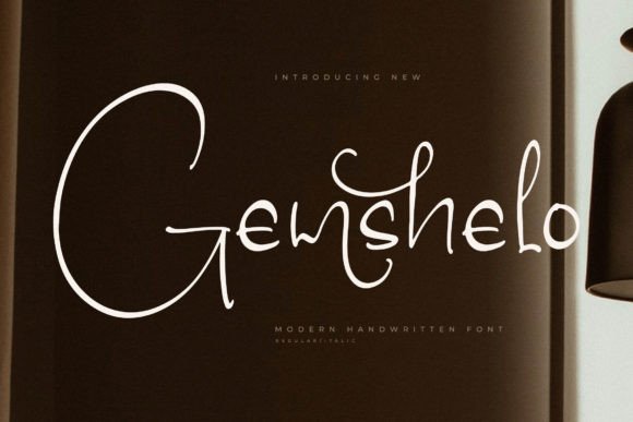 Gemshelo: A Handwritten Font That Feels Like a Signature, Not a Statement