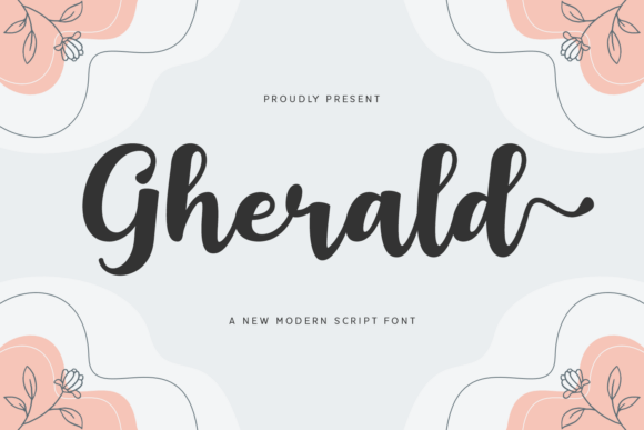 Gherald: A Bold Script Font That Makes Your Campaign Stand Out