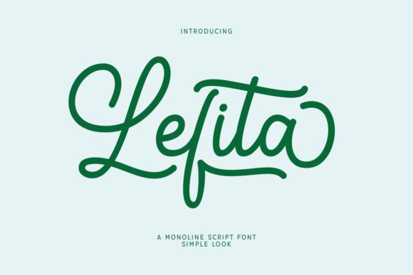 Lefita: A Modern Script Font That Elevates Real Small Business Branding