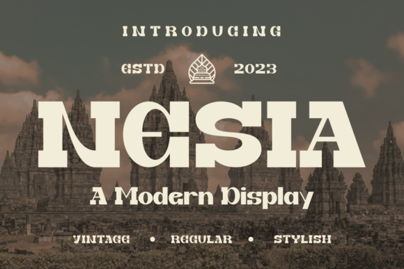 Nesia: A Modern Serif Font That Elevates Handmade Design