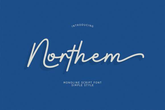 Northem: A Refined Monoline Script Font for Thoughtful Branding