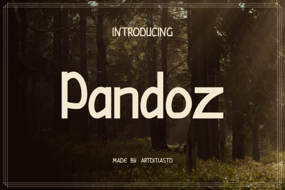 Pandoz: A Calm, Clear Sans Serif for Thoughtful Publishing