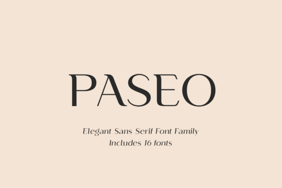 Paseo: A Modern Sans Serif Font Built for Scroll-Stopping Marketing