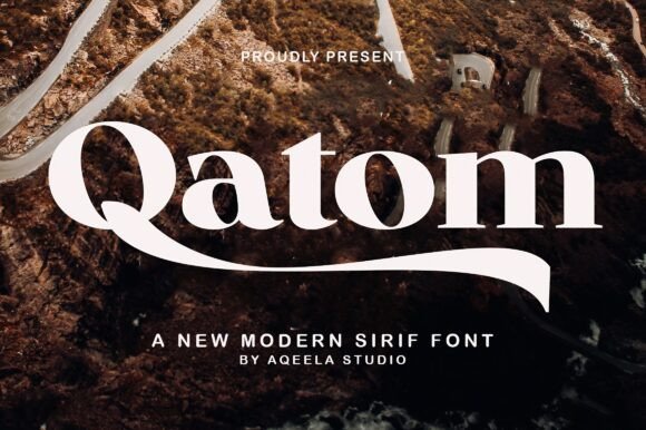 Qatom Serif Bold: A Modern Editorial Typeface