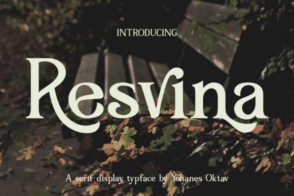 Resvina: A Serif Font That Earns Its Place in Real Campaigns