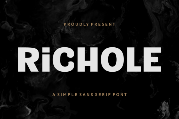 Richole: A Bold, Clean Sans Serif for Real Branding Work