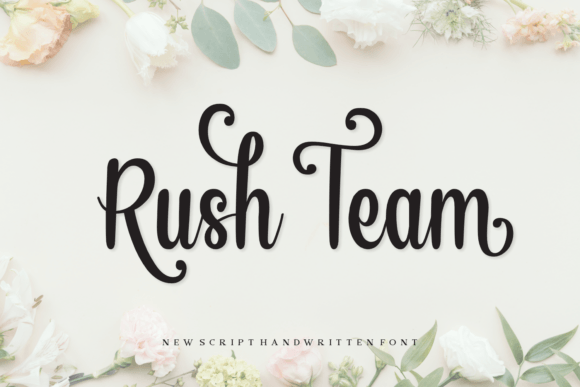 Rush Team: A Bold Script Font That Actually Works in Real Branding