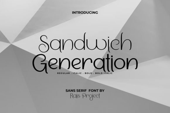 Sandwich Generation Font: Modern Display Type for Scroll-Stopping Campaigns