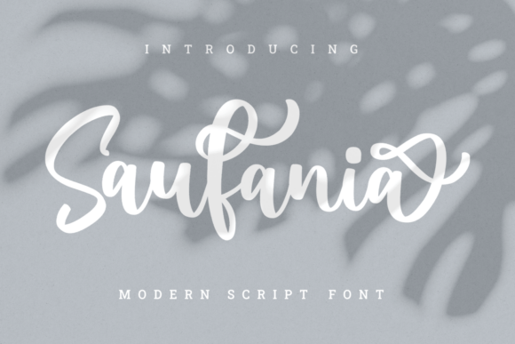 Saufania: A Bold Script Font That Feels Like Your Handwriting—Just Better