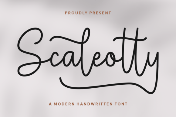 Scaleotty: A Handwritten Font That Builds Trust for Small Businesses