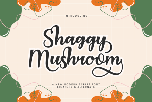 Shaggy Mushroom: A Playful Script Font for Thoughtful Design