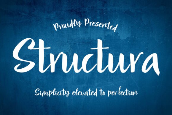 Structura: A Modern Geometric Typeface for Editorial Impact