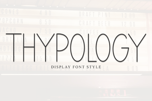 Thypology: A Display Font That Breathes With Your Content
