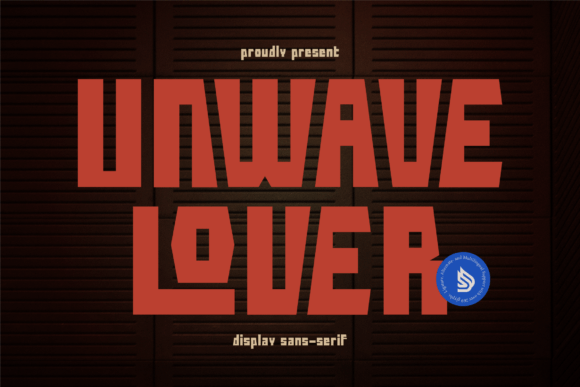 Unwave Lover: A Display Font That Anchors Editorial Mood