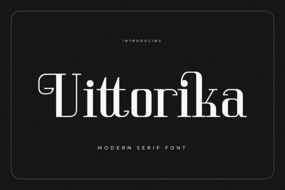 Vittorika: A Serif Font That Anchors Editorial Calm